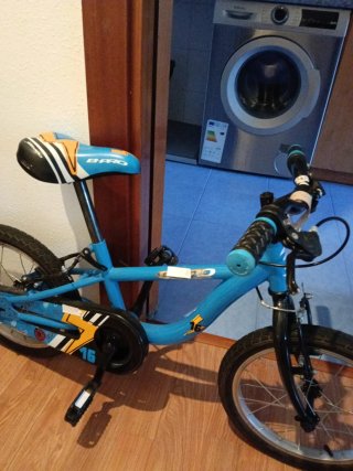 Bicicleta infantil azul Talla 16