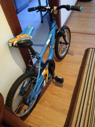Bicicleta infantil azul Talla 16