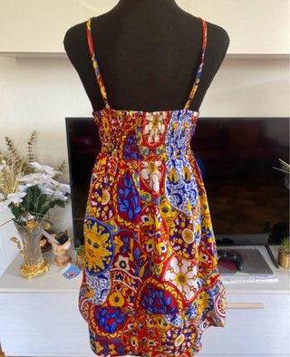 Vestito corto fantasia
