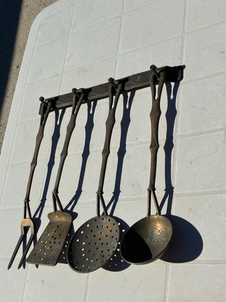Set posate bronzo antiche