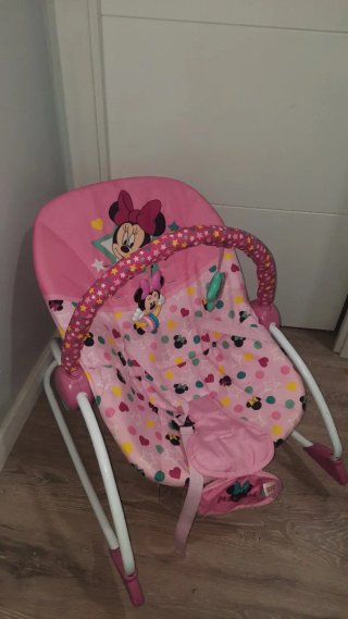 Hamaca balancín Minnie Mouse para bebé