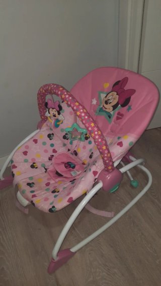 Hamaca balancín Minnie Mouse para bebé