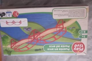 Playtive Puente de Madera para Tren