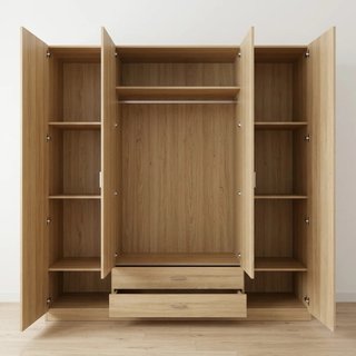Armario 4 puertas 2 cajones 280€