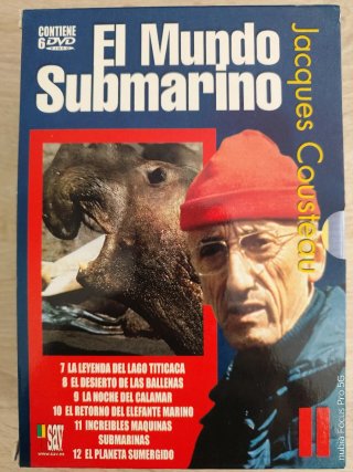 El Mundo Submarino Jacques Cousteau DVD Colección