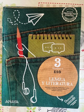 Libro de texto. 3 ESO. Lengua y Literatura.