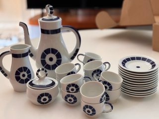 Juego de café Sargadelos (12 tazas)