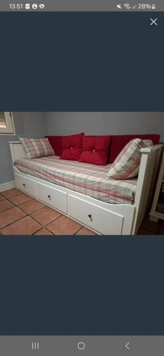 2 colchones para cama IKEA HEMNES