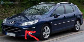 Moldura Parachoques Peugeot 407