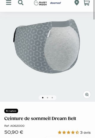 Cinturón Embarazo Babymoov Dream Belt