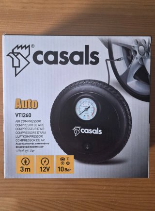 Compresor Aire Casals VTI260 12V 10 Bar