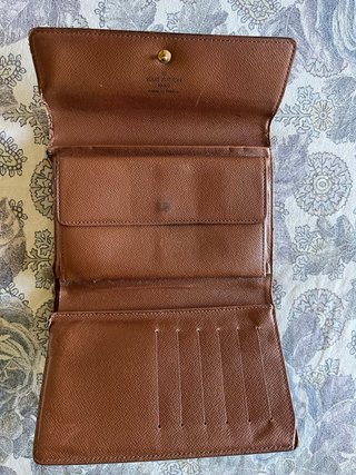 Portafoglio Louis Vuitton monogram marrone