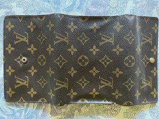 Portafoglio Louis Vuitton monogram marrone
