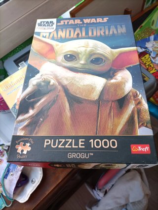 Puzzle 1000 Piezas Star Wars Mandalorian Grogu
