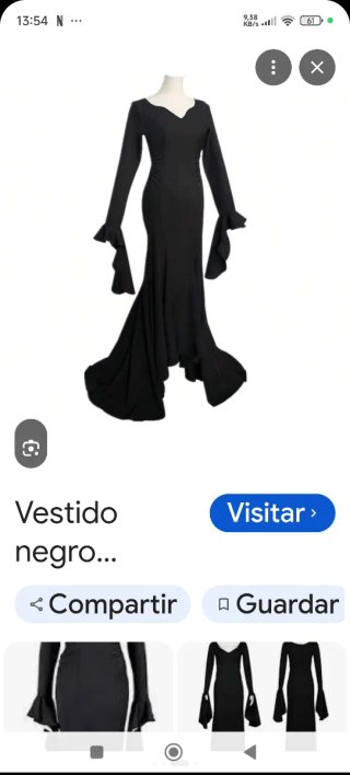 Disfraz Maléfica Negro Talla Única