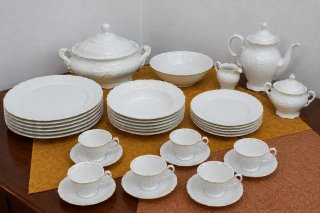 Vajilla completa con juego de café Alhambra