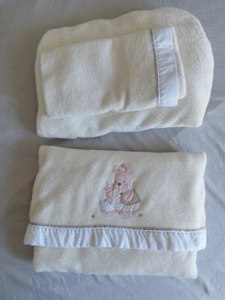 Sábanas infantiles coralina con ositos.