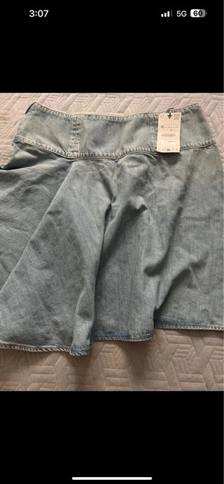 Falda vaquera Zara XL