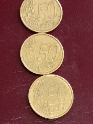 Monedas de 50 céntimos Euro (Latvia, Cyprus)
