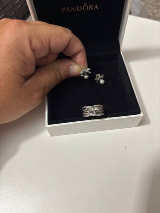 Conjunto Pandora: Anillo y Pendientes