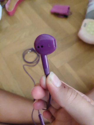 Bolsa de malla morada con cordón
