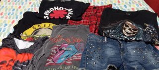 Lote Ropa Rockera Talla M/S