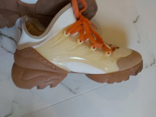 Sneakers Dior donna beige/bianco