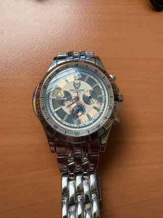 Reloj Bricleting Cronógrafo Cuarzo Dorado/Plateado