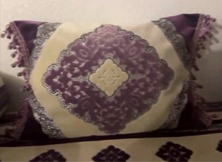 Fundas Salón Marroquí Beige y Morado