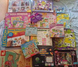 Lote de juegos educativos infantiles