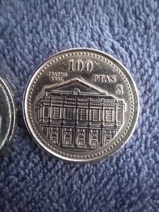 Lote 2 Monedas 100 Pesetas Conmemorativas