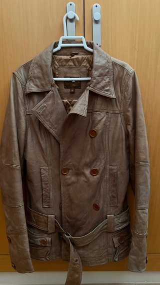 Chaqueta de Piel Stradivarius Talla M