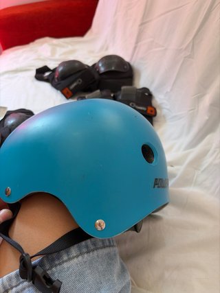 Casco y protecciones Powerslide Oxelo