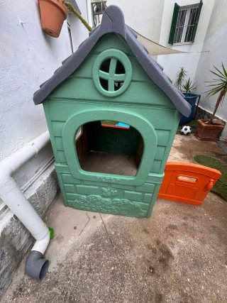 Casita de juego infantil de plástico