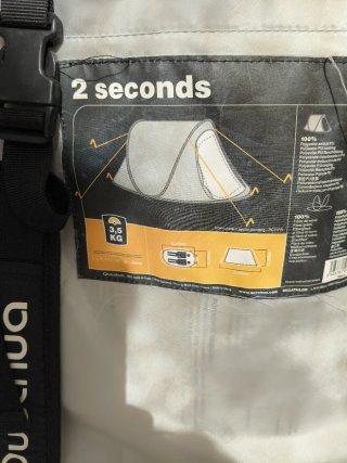 Tienda campaña Quechua 2 Seconds 2 personas