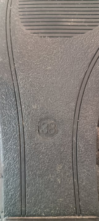 Manoletinas polipiel negras talla 38