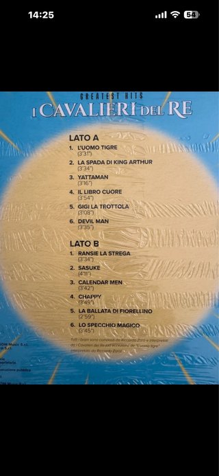 Vinile Greatest Hits de I Cavalieri del Re