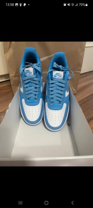 Nike Air Force 1 Low Azul y Blanco