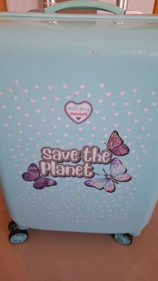 Maleta infantil dibujo mariposas Movom