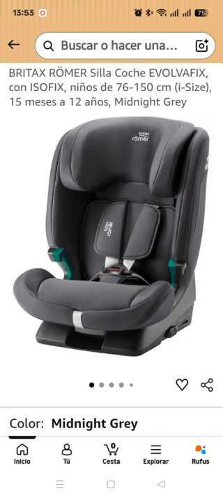 Silla Coche Britax Römer Isofix