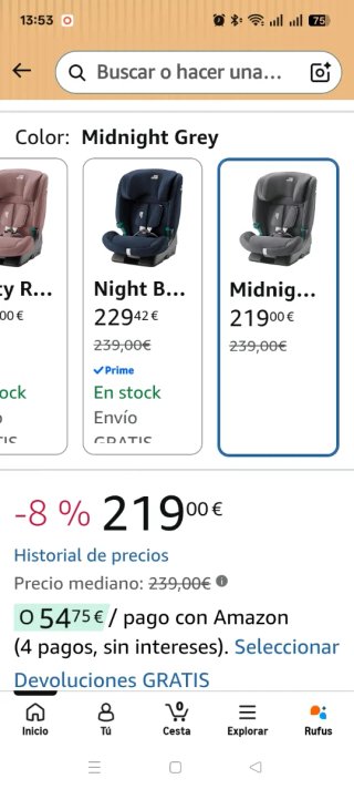Silla Coche Britax Römer Isofix