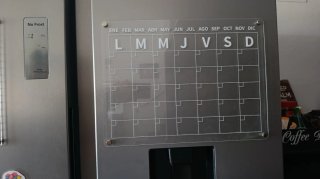 Organizador Tareas y Calendario Acrílico