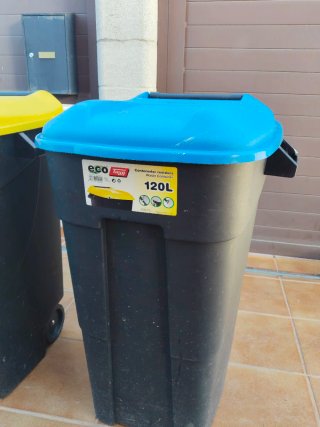 3 Cubos Reciclaje 120L