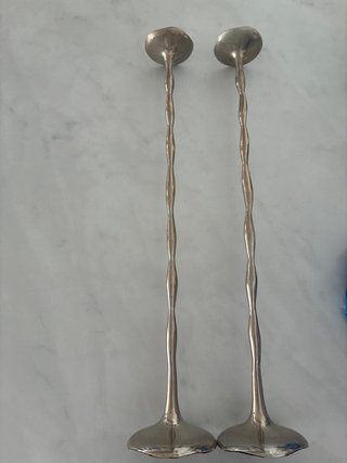 Candelabros de plata