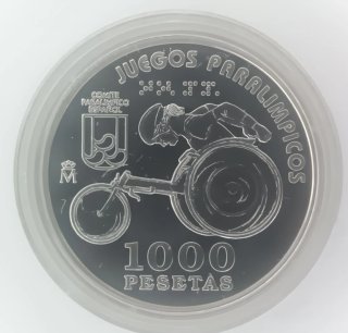 MONEDA 1000 PESETAS JUEGOS PARALÍMPICOS