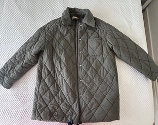Chaquetón acolchado verde Mango