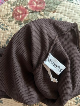 Body vintage pizzo marrone