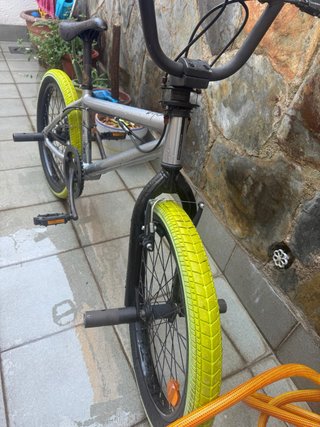Bmx Wipe 500 Plata entre 9 y 15 años