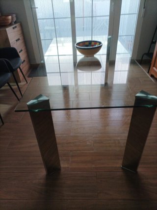 Mesa de cristal 180x90