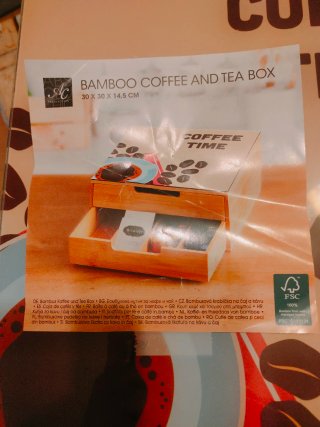 Scatola di bambù per caffè e tè